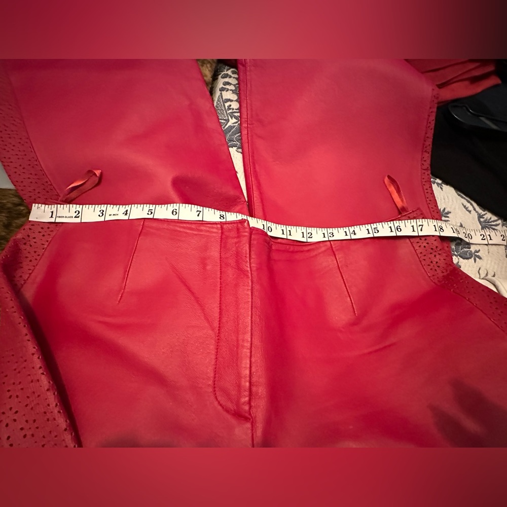 Absolutely Beautiful Solid Red Lined Flared Pant … - image 7